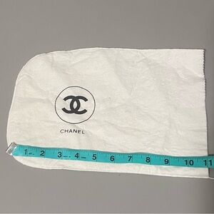 CHANEL Cream Logo Dust Bag